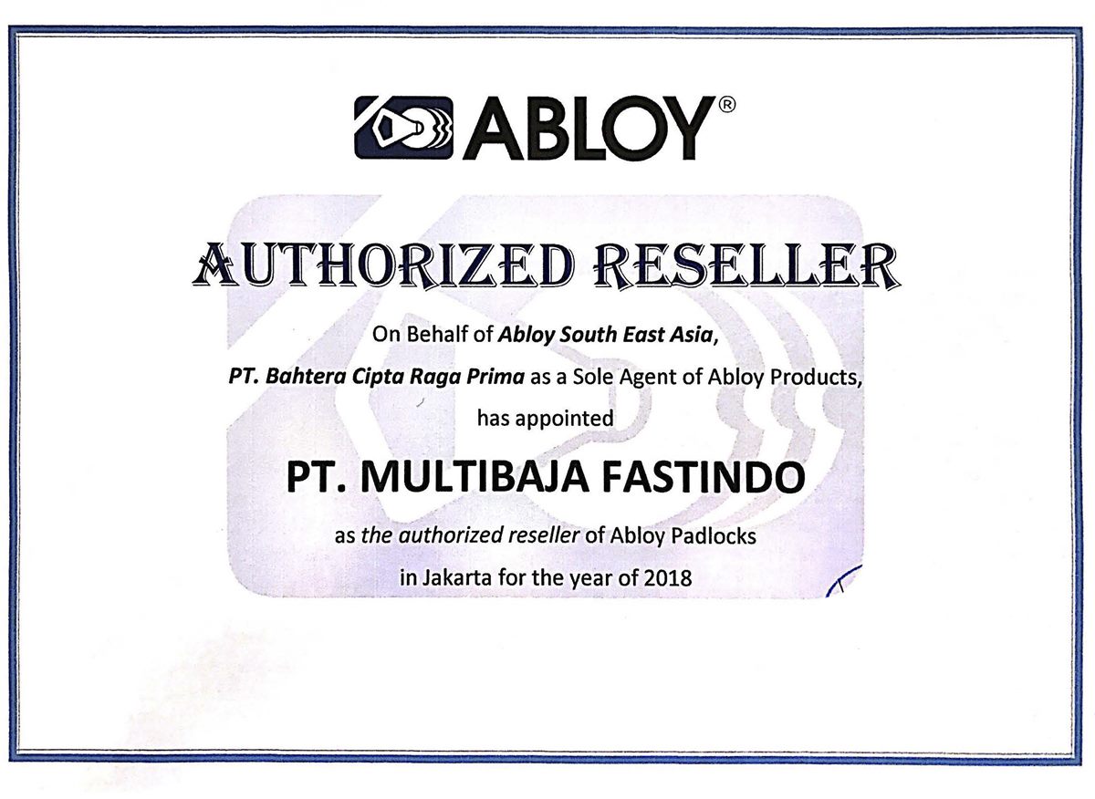 Authorized Reseller Abloy