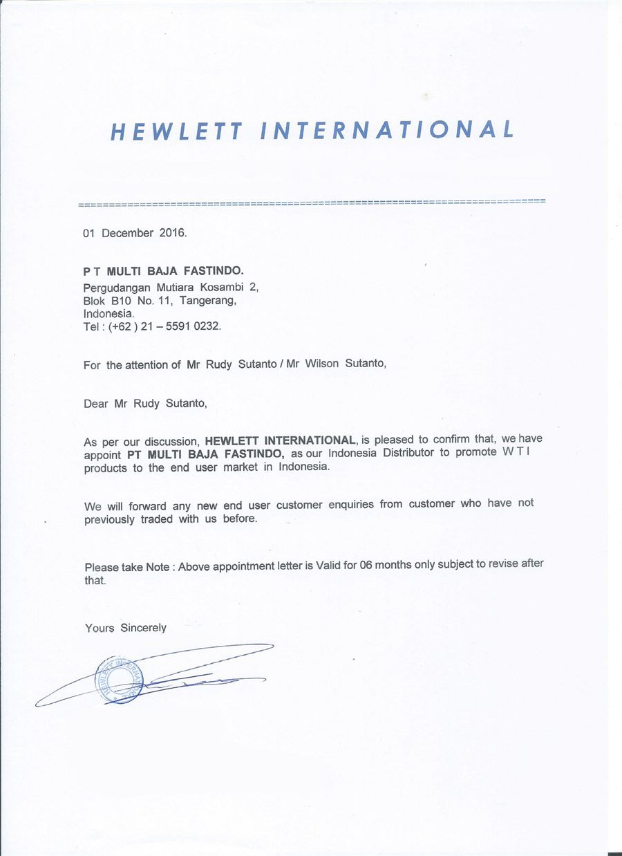 Surat authorized reseller WTI